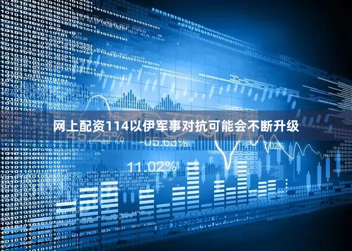 网上配资114以伊军事对抗可能会不断升级